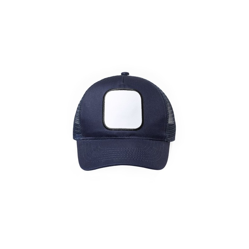 Casquette Publicitaire Personnalisée Flecher Matières : coton Couleurs : bleu marine cadeau collaborateur premium