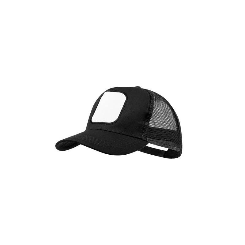 Casquette Publicitaire Personnalisée Flecher Matières : coton Couleurs : noir personnalisable avec votre logo