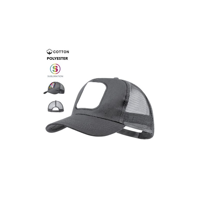 Casquette Publicitaire Personnalisée Flecher Matières : coton Couleurs : noir impression haute définition