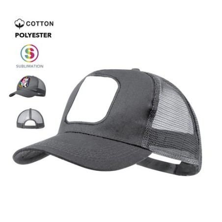 Casquette Publicitaire Personnalisée Flecher Matières : coton Couleurs : noir impression haute définition