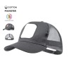 Casquette Publicitaire Personnalisée Flecher Matières : coton Couleurs : gris marquage laser ultra précis