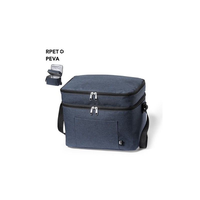 Sac Isotherme Éco-responsable Personnalisé - Glacière Teindor Matières : PEVA Couleurs : noir goodies publicitaire événementiel