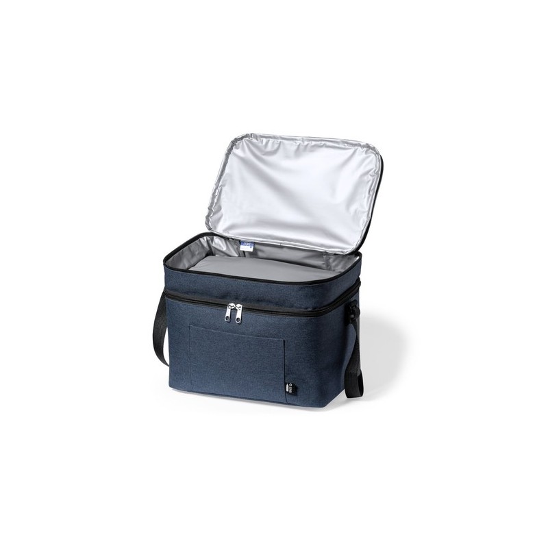 Sac Isotherme Éco-responsable Personnalisé - Glacière Teindor Matières : PEVA Couleurs : noir accessoire événementiel unique
