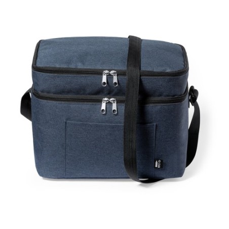 Sac Isotherme Éco-responsable Personnalisé - Glacière Teindor Matières : PEVA Couleurs : bleu marine cadeau entreprise pas cher