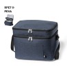 Sac Isotherme Éco-responsable Personnalisé - Glacière Teindor Matières : PEVA Couleurs : bleu marine marquage laser ultra précis