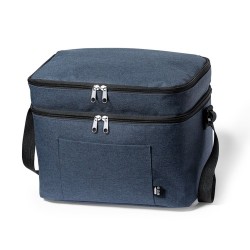 Sac Isotherme Éco-responsable Personnalisé - Glacière Teindor Matières : PEVA Couleurs : bleu marine objet promotionnel éco-resp