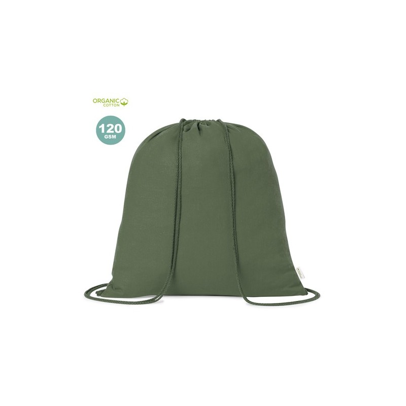 Sac à Dos Éco-responsable Personnalisé en Tissu Maziu Matières : coton organique Couleurs : marron objet promotionnel éco-respon