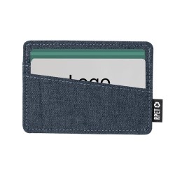 Porte-Cartes Éco-responsable Pratique Personnalisé - Copek Couleurs : bleu marine Matières : polyester recyclé