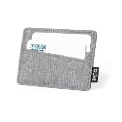 Porte-Cartes Éco-responsable Pratique Personnalisé - Copek Couleurs : bleu marine Matières : polyester recyclé objet publicitair