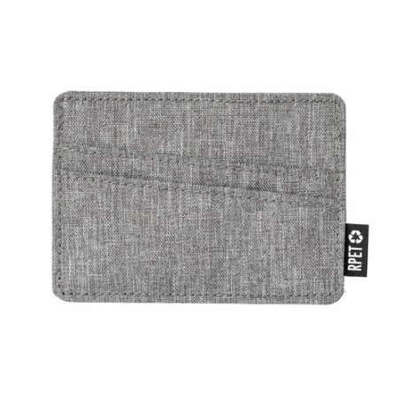Porte-Cartes Éco-responsable Pratique Personnalisé - Copek Couleurs : gris Matières : polyester recyclé personnalisable avec vot