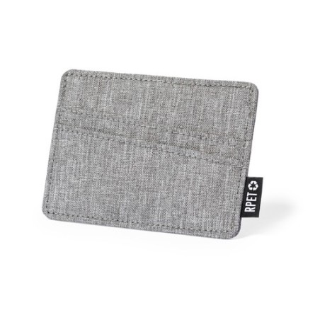 Porte-Cartes Éco-responsable Pratique Personnalisé - Copek Couleurs : gris Matières : polyester recyclé cadeau collaborateur pre