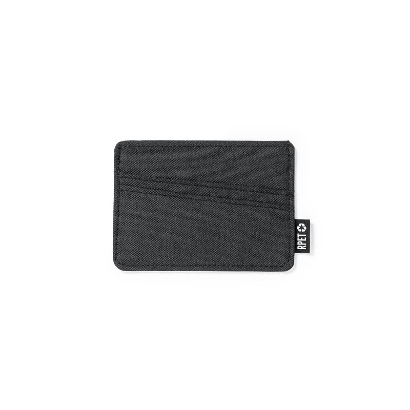 Porte-Cartes Éco-responsable Pratique Personnalisé - Copek Couleurs : gris Matières : polyester recyclé goodies personnalisé en 