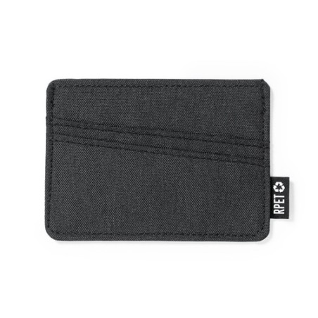 Porte-Cartes Éco-responsable Pratique Personnalisé - Copek Couleurs : gris Matières : polyester recyclé goodies personnalisé en 