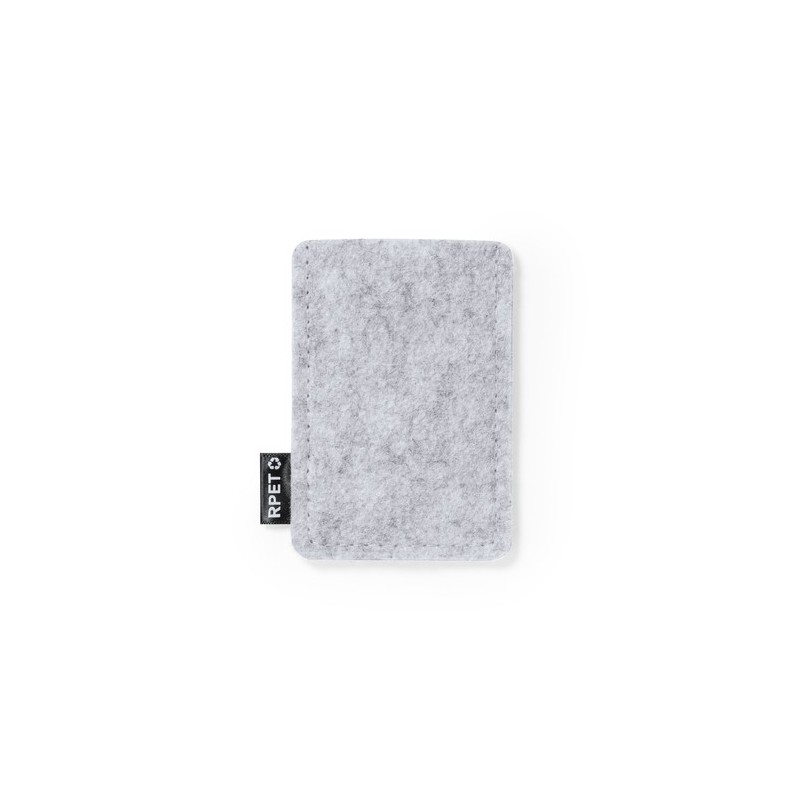 Porte-Cartes Éco-responsable et Élégant Personnalisé - Habirok Matières : PET recyclé Couleurs : gris cadeau entreprise pas cher