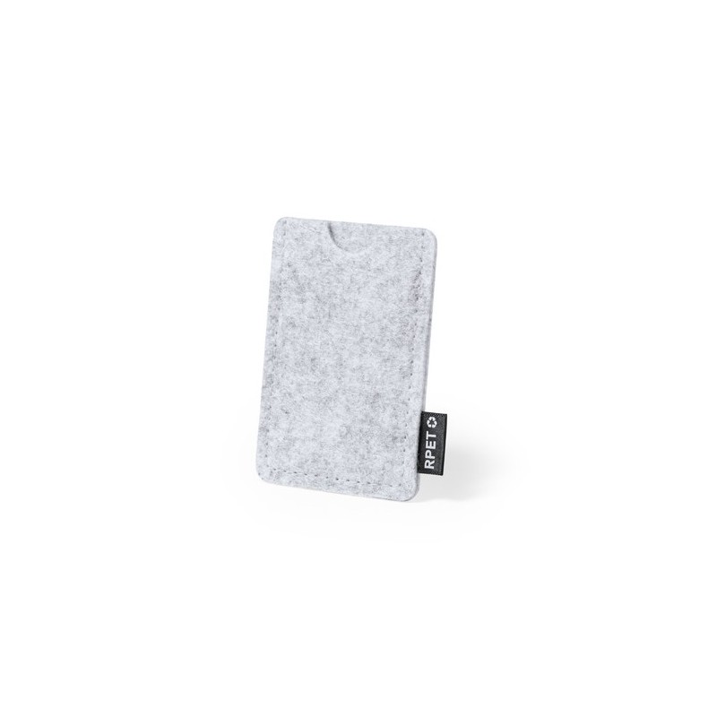 Porte-Cartes Éco-responsable et Élégant Personnalisé - Habirok Matières : PET recyclé Couleurs : gris goodies publicitaire événe