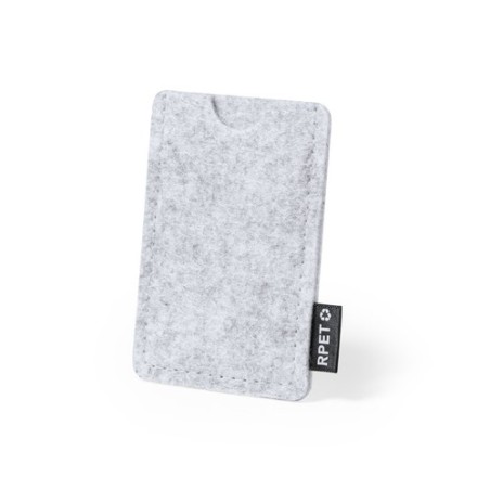 Porte-Cartes Éco-responsable et Élégant Personnalisé - Habirok Matières : PET recyclé Couleurs : gris goodies publicitaire événe
