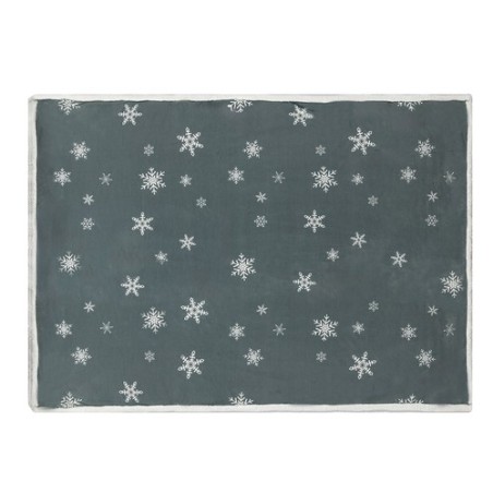 Couverture Personnalisée Confortable pas cher - Ricord Matières : polaire Couleurs : bleu marine cadeau affaires élégant