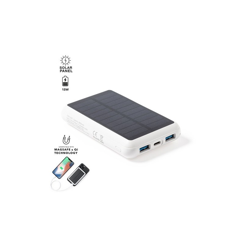 Power Bank Maddy - Batterie Solaire 8000 mAh