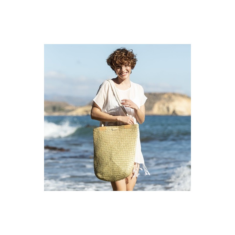 Sac de Plage Éco-responsable Personnalisable Bedwey Matières : coton marquage laser ultra précis