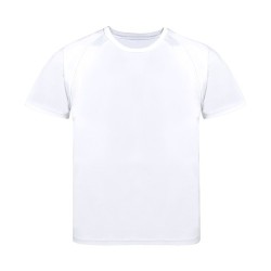 T-Shirt Enfant Personnalisé 100% Polyester Éco-responsable Tecnic Sappor Matières : polyester Taille textile : 4/5 ans Couleurs 