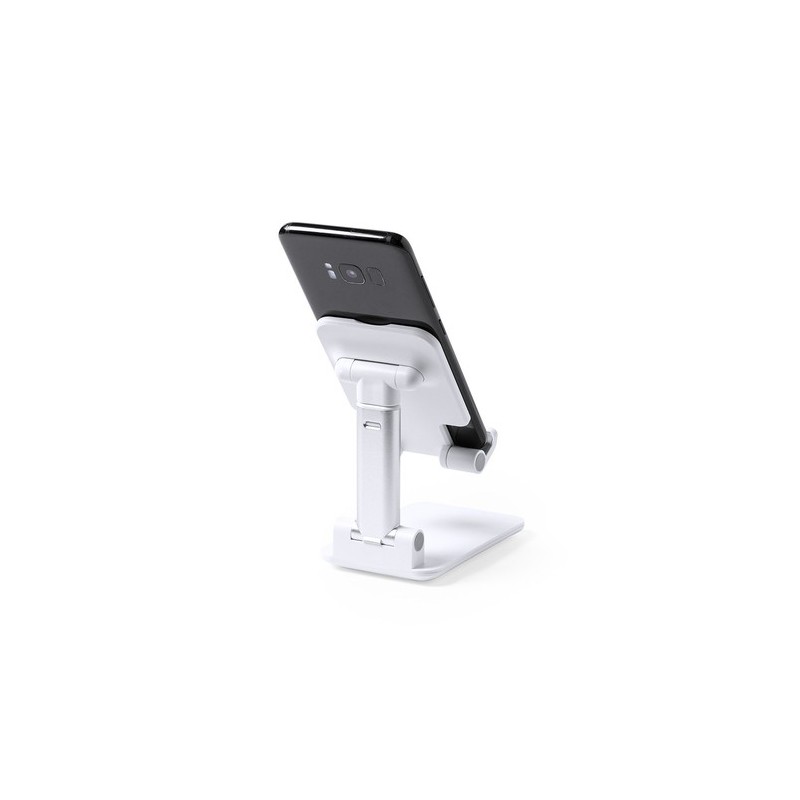 Support Pliable Éco-responsable pour Tablettes et Smartphones - Reviton Couleurs : blanc impression haute définition