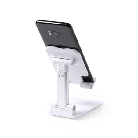 Support Pliable Éco-responsable pour Tablettes et Smartphones - Reviton Couleurs : blanc impression haute définition