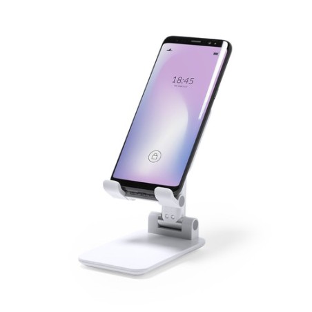 Support Pliable Éco-responsable pour Tablettes et Smartphones - Reviton Couleurs : blanc marquage laser ultra précis