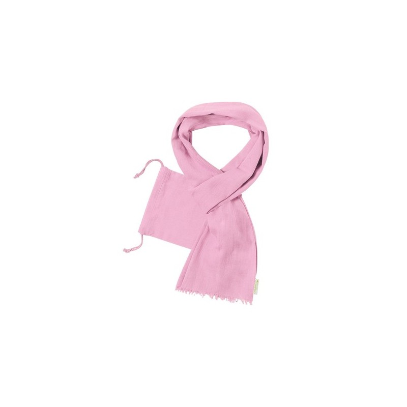 Foulard Éco-responsable en Coton Bio Personnalisé pas cher - Betty Matières : coton organique Couleurs : naturel cadeau client o