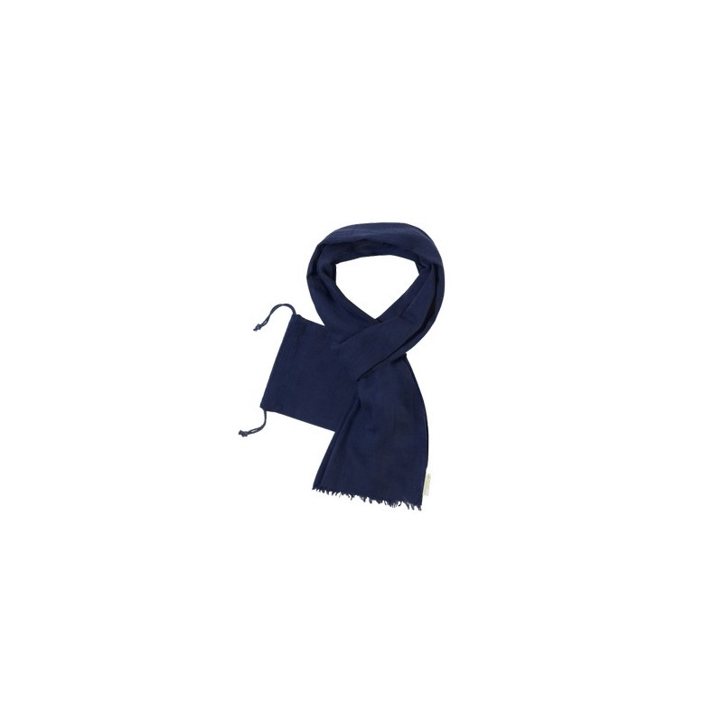Foulard Éco-responsable en Coton Bio Personnalisé pas cher - Betty Matières : coton organique Couleurs : naturel personnalisable
