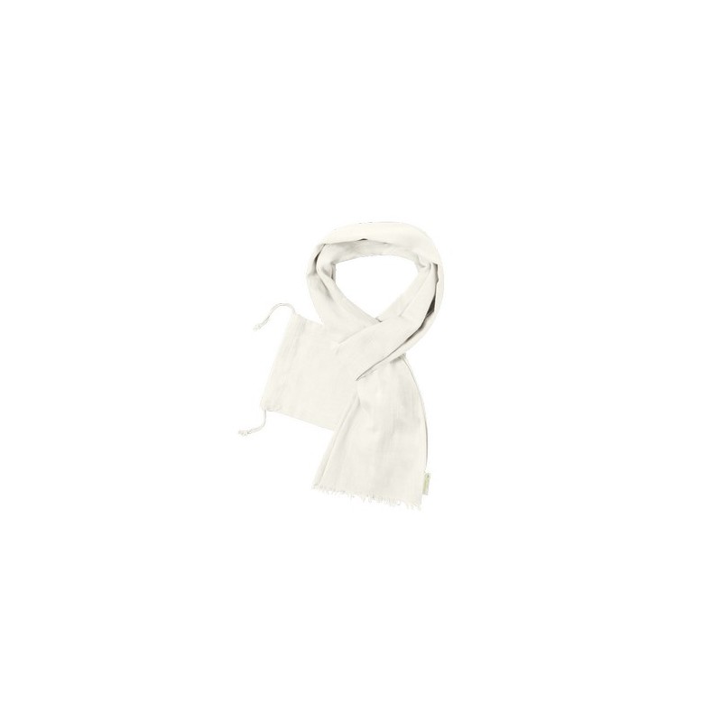 Foulard Éco-responsable en Coton Bio Personnalisé pas cher - Betty Matières : coton organique Couleurs : naturel goodies entrepr