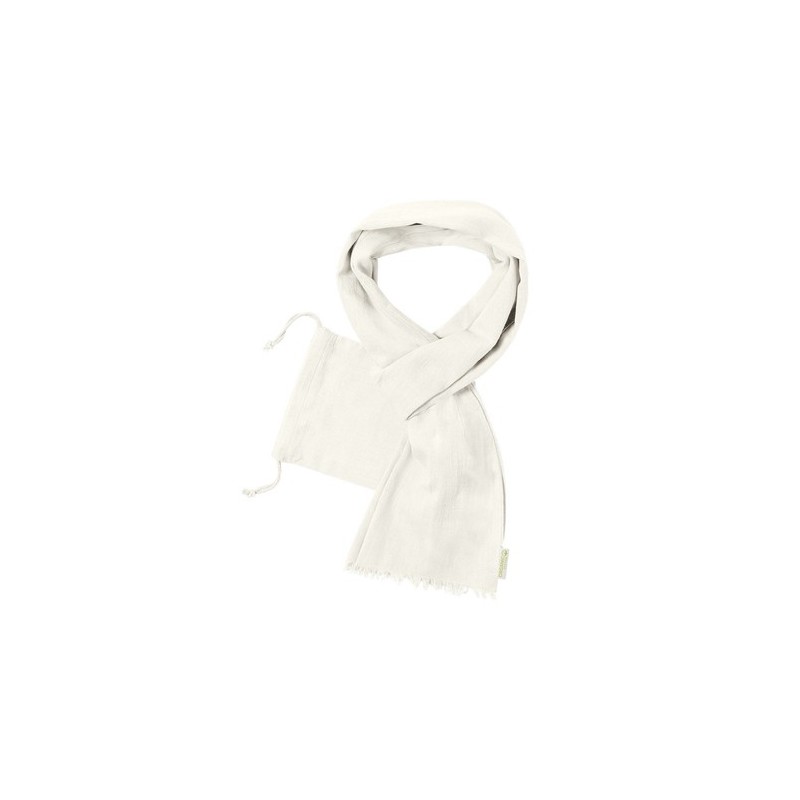 Foulard Éco-responsable en Coton Bio Personnalisé pas cher - Betty Matières : coton organique Couleurs : gris cadeau collaborate