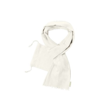 Foulard Éco-responsable en Coton Bio Personnalisé pas cher - Betty Matières : coton organique Couleurs : bleu marine accessoire 