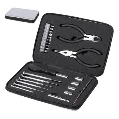 Set Outils Personnalisés Publicitaires Éco-responsables Ambery Matières : aluminium