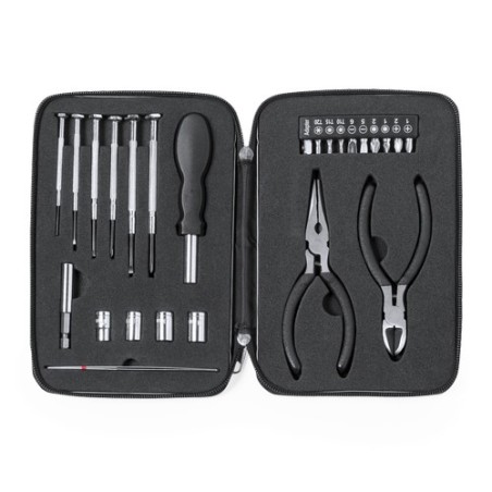Set Outils Personnalisés Publicitaires Éco-responsables Ambery Matières : aluminium marquage laser ultra précis