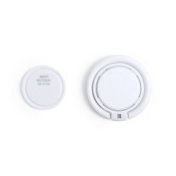 Support Antibactérien Personnalisé pour Smartphone - Sustre Couleurs : blanc marquage laser ultra précis