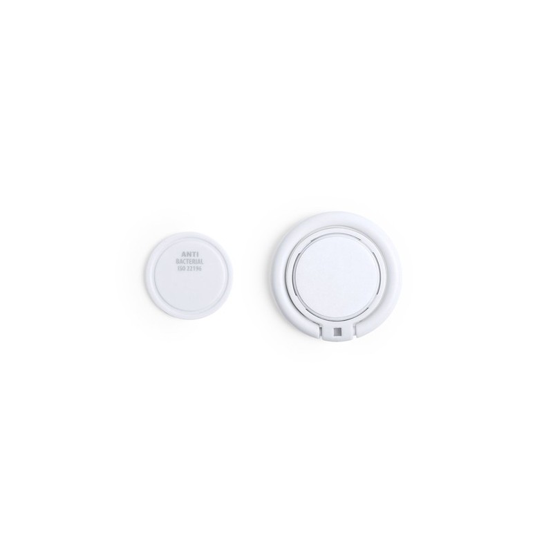 Support Antibactérien Personnalisé pour Smartphone - Sustre Couleurs : blanc marquage laser ultra précis
