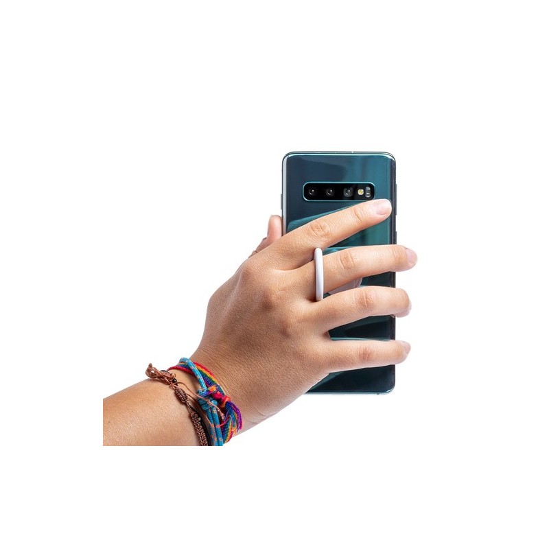 Support Antibactérien Personnalisé pour Smartphone - Sustre Couleurs : blanc objet promotionnel éco-responsable