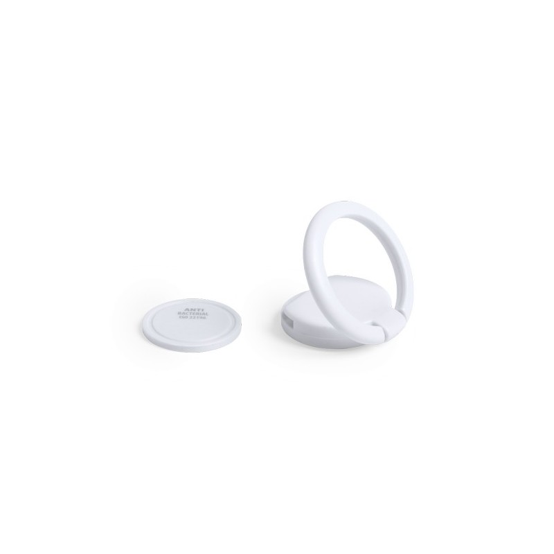 Support Antibactérien Personnalisé pour Smartphone - Sustre Couleurs : blanc cadeau collaborateur premium