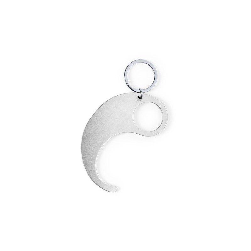 Porte-Clés Anticontact Personnalisé Éco-responsable - Kozko Matières : aluminium Couleurs : bleu cadeau client original