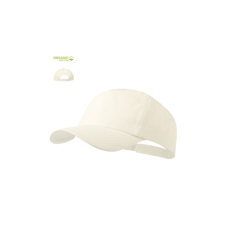 Casquette Éco-responsable et Personnalisable Zonner Matières : coton organique Couleurs : naturel personnalisable avec votre log