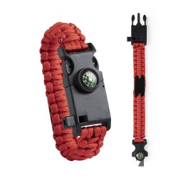 Bracelet multifonction personnalisé idéal pour vos aventures - Kupra Matières : nylon Couleurs : bleu marquage couleur éclatante