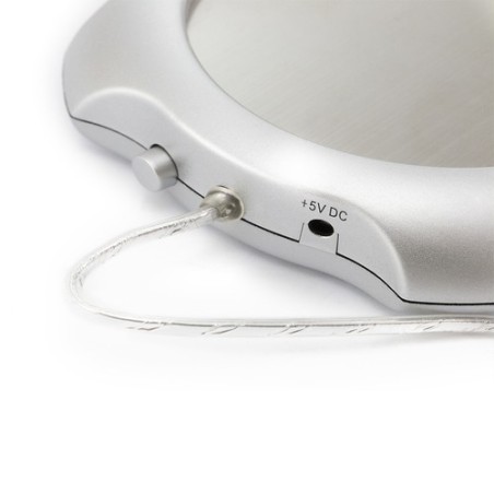 Chauffe-tasses USB personnalisé - Gardez votre boisson chaude pas cher Couleurs : blanc cadeau entreprise pas cher