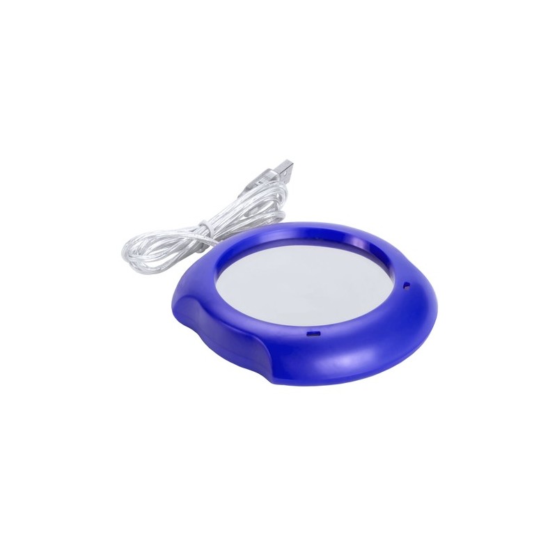 Chauffe-tasses USB personnalisé - Gardez votre boisson chaude pas cher Couleurs : argenté personnalisation sur mesure