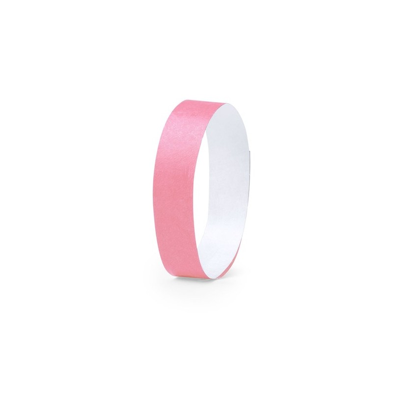 Bracelet Événementiel Personnalisé Objet Publicitaire Ankaran Matières : tyvek Couleurs : rose