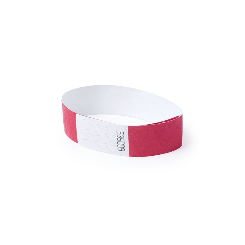 Bracelet Événementiel Personnalisé Objet Publicitaire Ankaran Matières : tyvek Couleurs : rose personnalisation sur mesure