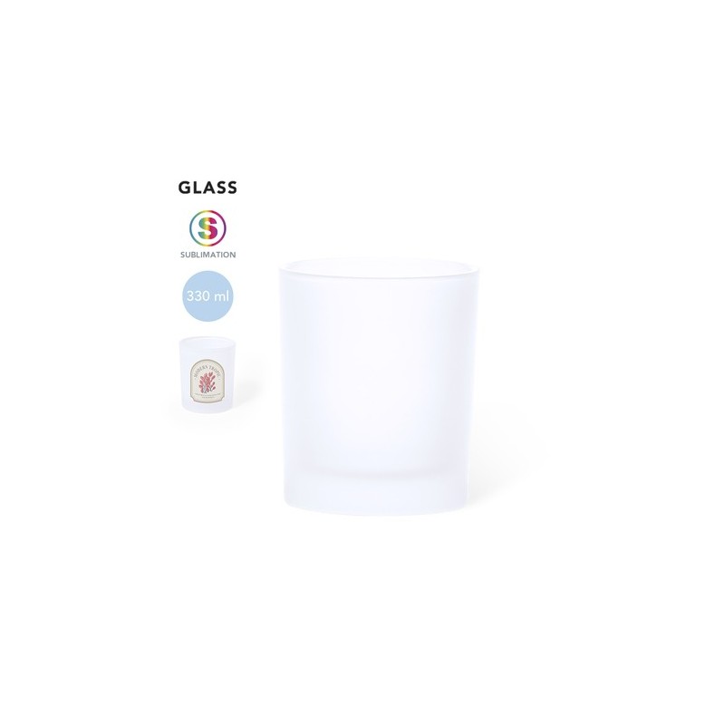 Verre Personnalisé Publicitaire à Sublimation - Loter Matières : verre