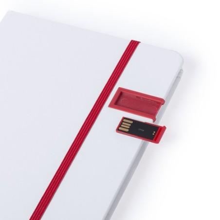 Bloc Notes USB Pratique Personnalisé - Boltuk Papeterie pas cher Matières : carton Couleurs : noir objet promotionnel éco-respon