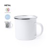 Tasse Personnalisée Sublimation Éco-responsable Neyms Matières : métal Couleurs : blanc personnalisable avec votre logo