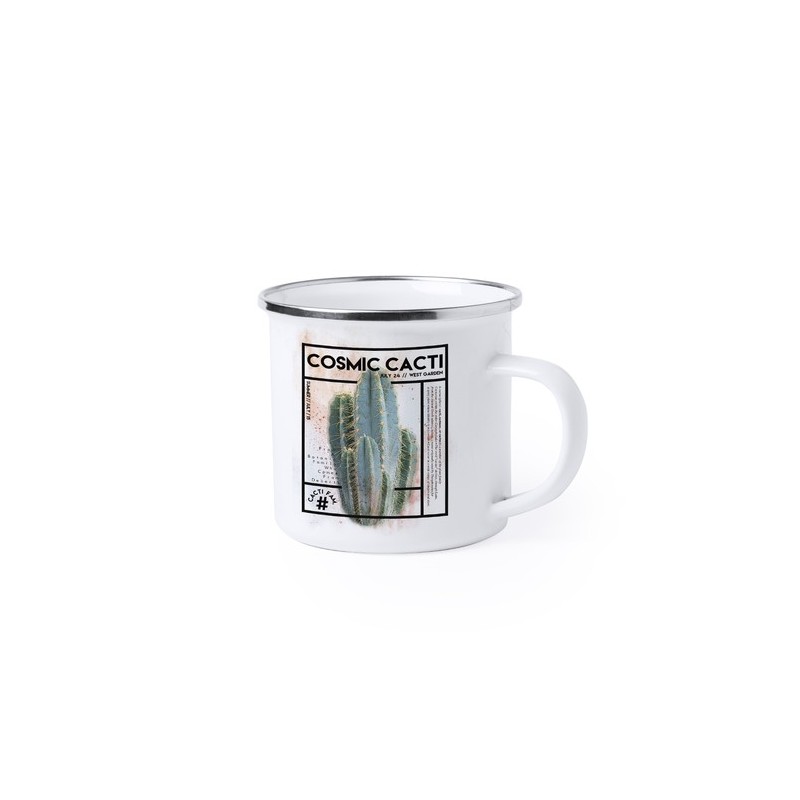 Tasse Personnalisée Sublimation Éco-responsable Neyms Matières : métal Couleurs : blanc cadeau entreprise pas cher
