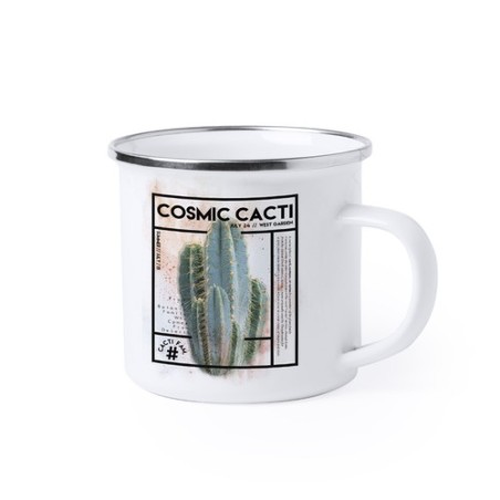 Tasse Personnalisée Sublimation Éco-responsable Neyms Matières : métal Couleurs : blanc cadeau entreprise pas cher